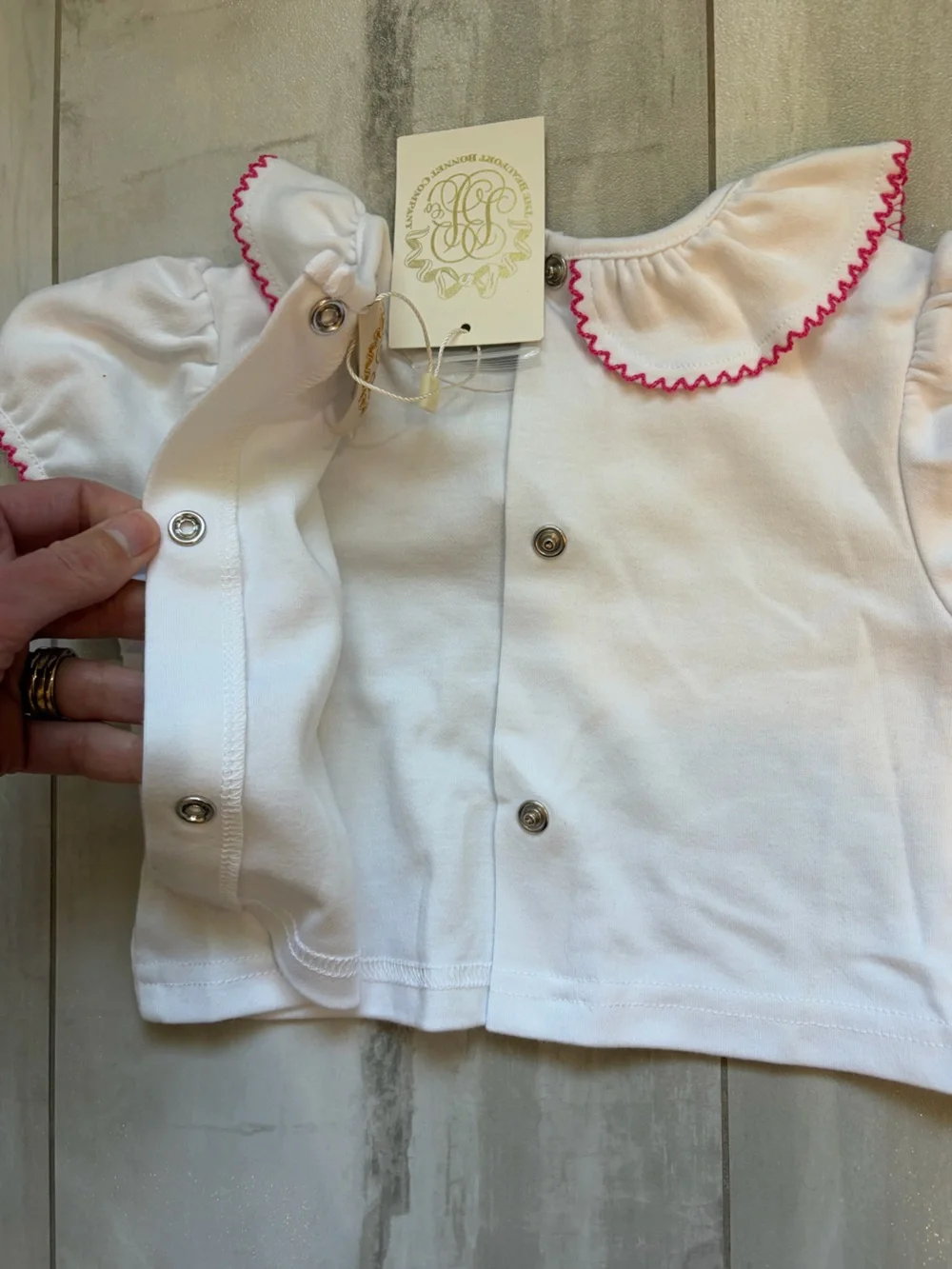 NWT TBBC Classic Plaid Brooksy Bubble Romper & Ruffle Shirt Set Girls 18-24M